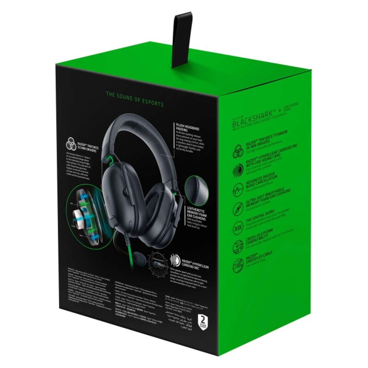 Наушники Razer BlackShark V2 X For PS5 Black (RZ04-03241000-R3G1) 98_98.jpg - фото 3