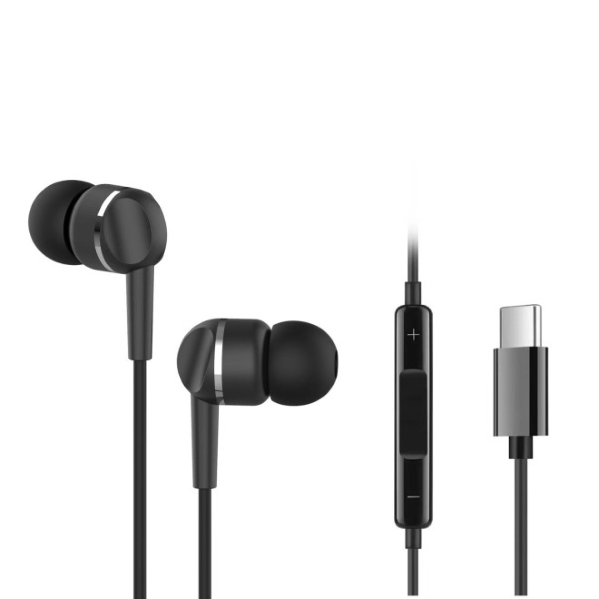 Навушники Ergo VM-735 Type-C Earphones Black (VM-735K) 256_256.jpg