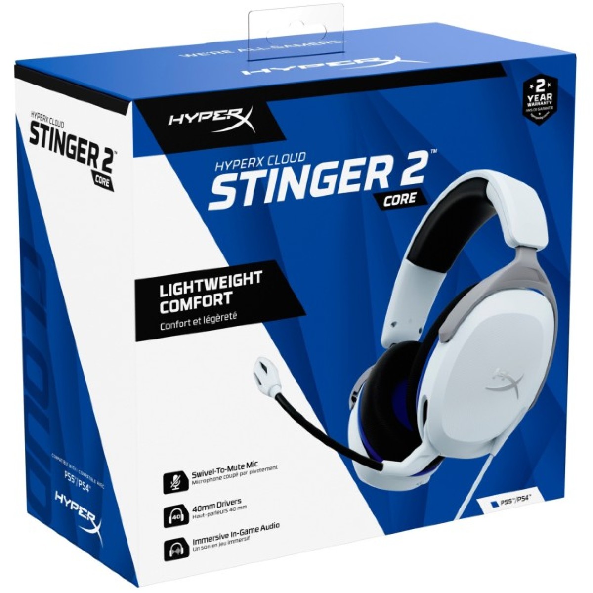 Навушники HyperX Cloud Stinger 2 Core for PlayStation White (6H9B5AA) 98_98.jpg - фото 8