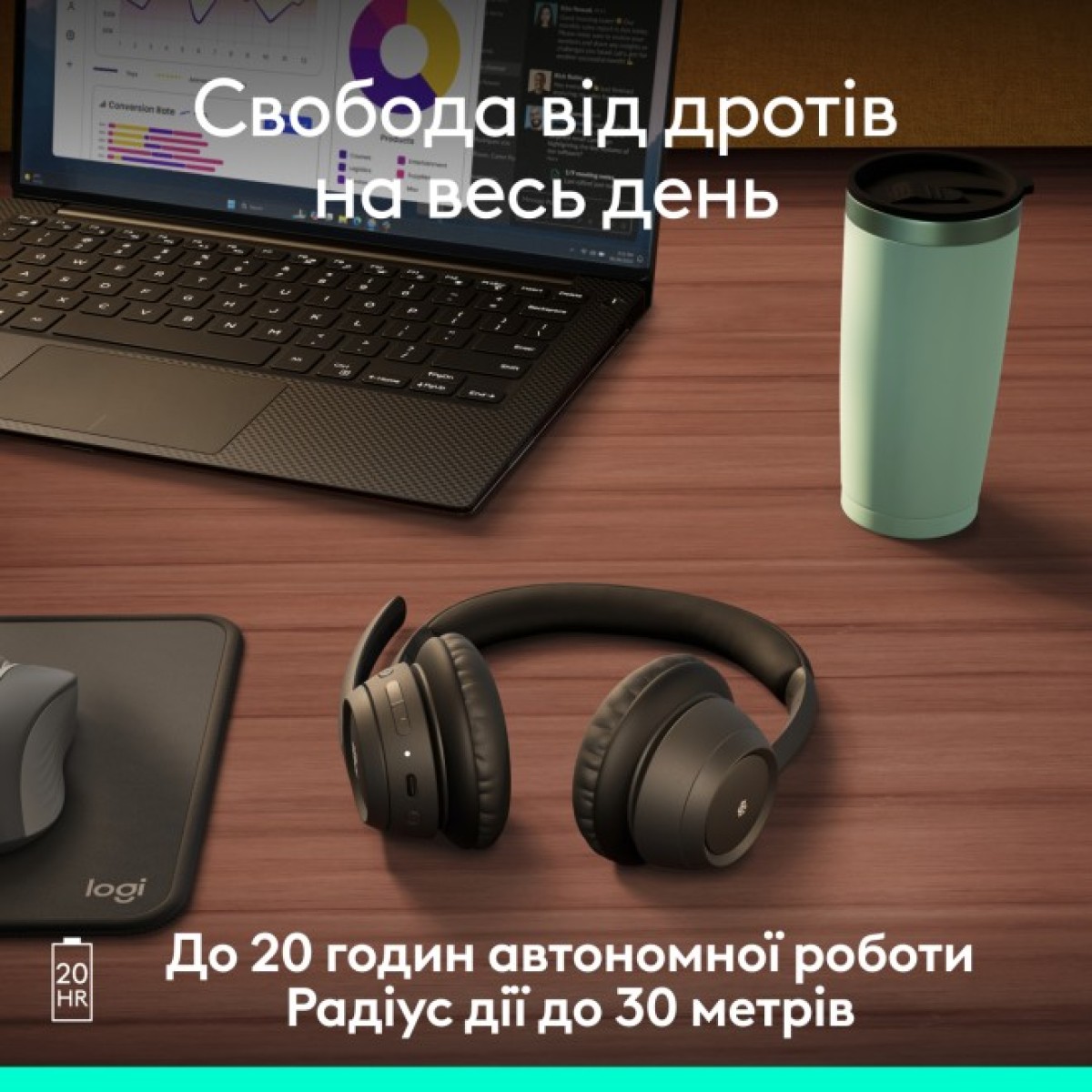 Наушники Logitech Zone 305 for Business Bluetooth Black (981-001458) 98_98.jpg - фото 3