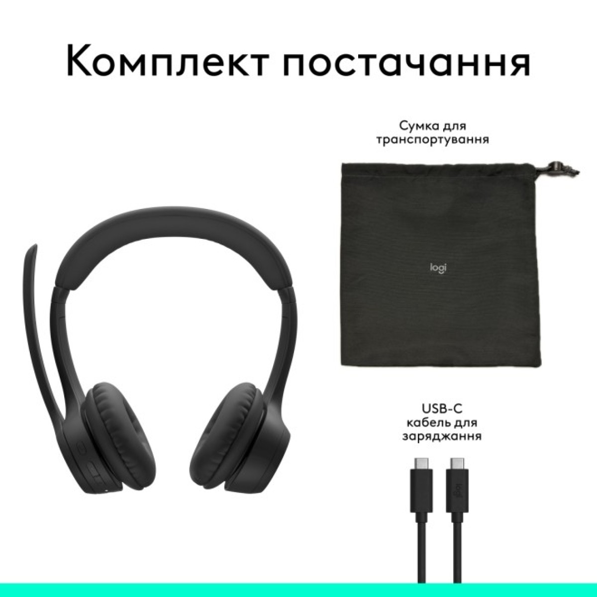 Наушники Logitech Zone 305 for Business Bluetooth Black (981-001458) 98_98.jpg - фото 6