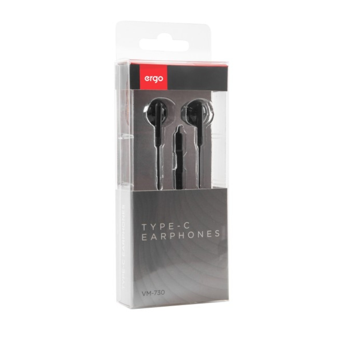 Навушники Ergo VM-730 Type-C Earphones Black (VM-730K) 98_98.jpg - фото 2