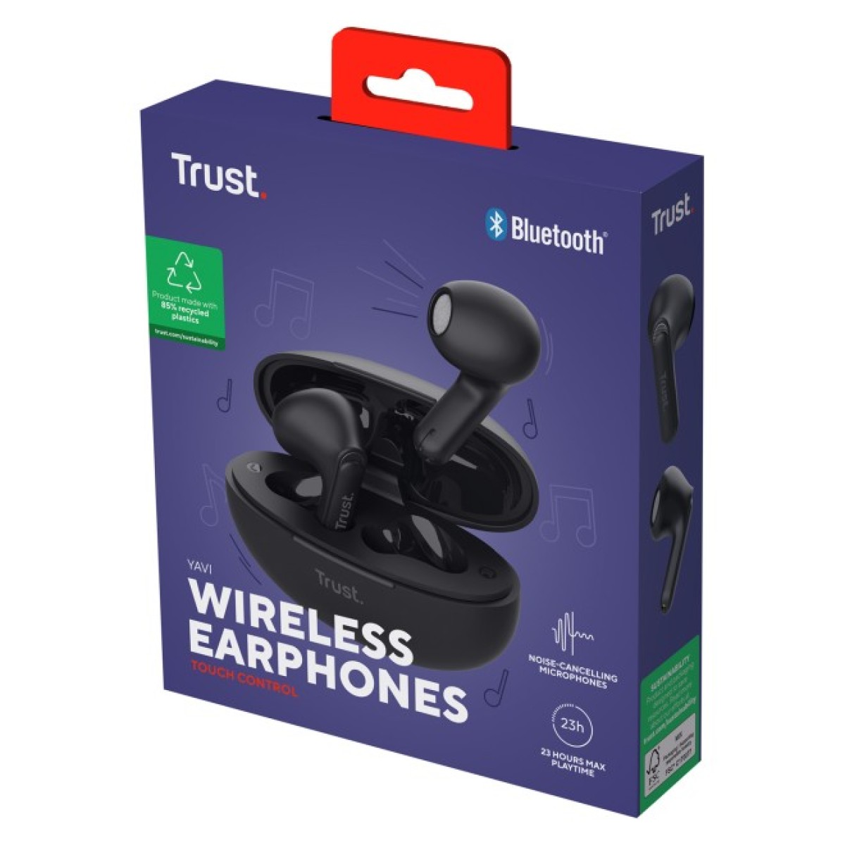 Наушники Trust Yavi Earphones Black (25298) 98_98.jpg - фото 8