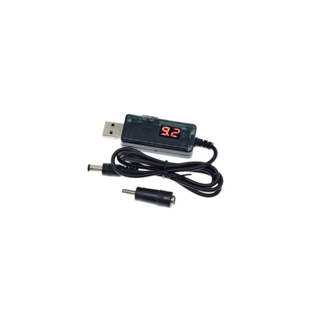 Кабель живлення USB to DC 5.5x2.5 9/12V + adapter 1.0m OEM (29866) Voltronic (29972 KPFR/5-12/9) 98_98.jpg - фото 2