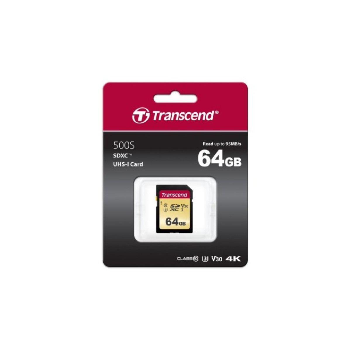 Карта пам'яті Transcend 64GB SDXC class 10 UHS-I (TS64GSDC500S) 98_98.jpg - фото 2