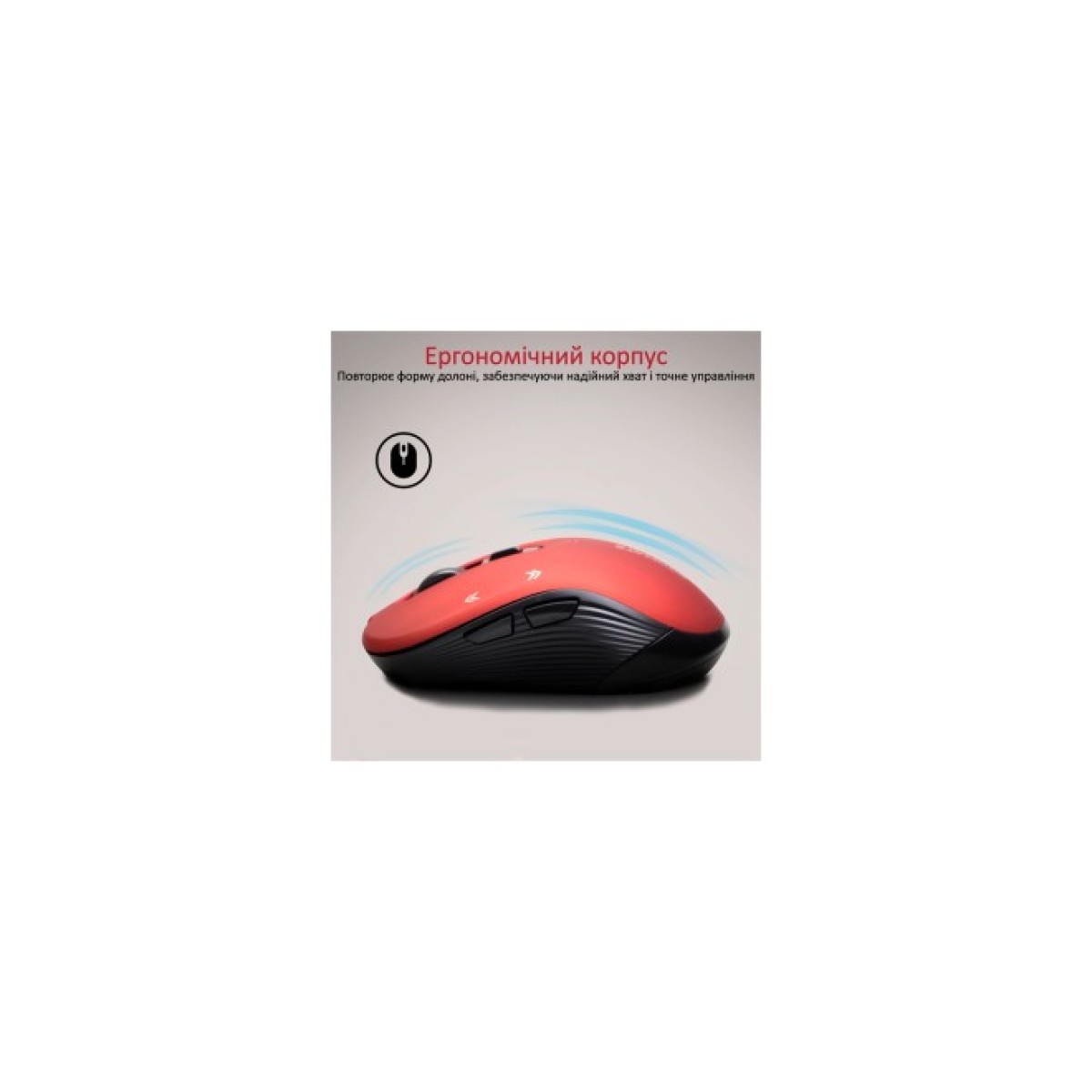 Мишка Promate Slider Wireless Red (slider.red) 98_98.jpg - фото 5