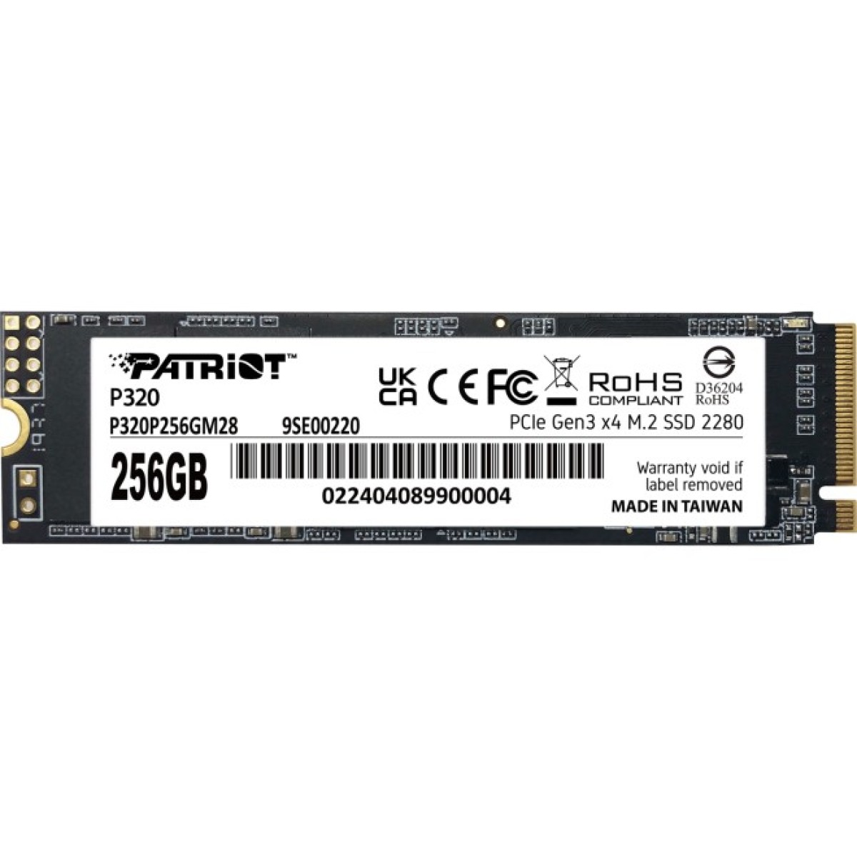 Накопитель SSD M.2 2280 256GB Patriot (P320P256GM28) 256_256.jpg