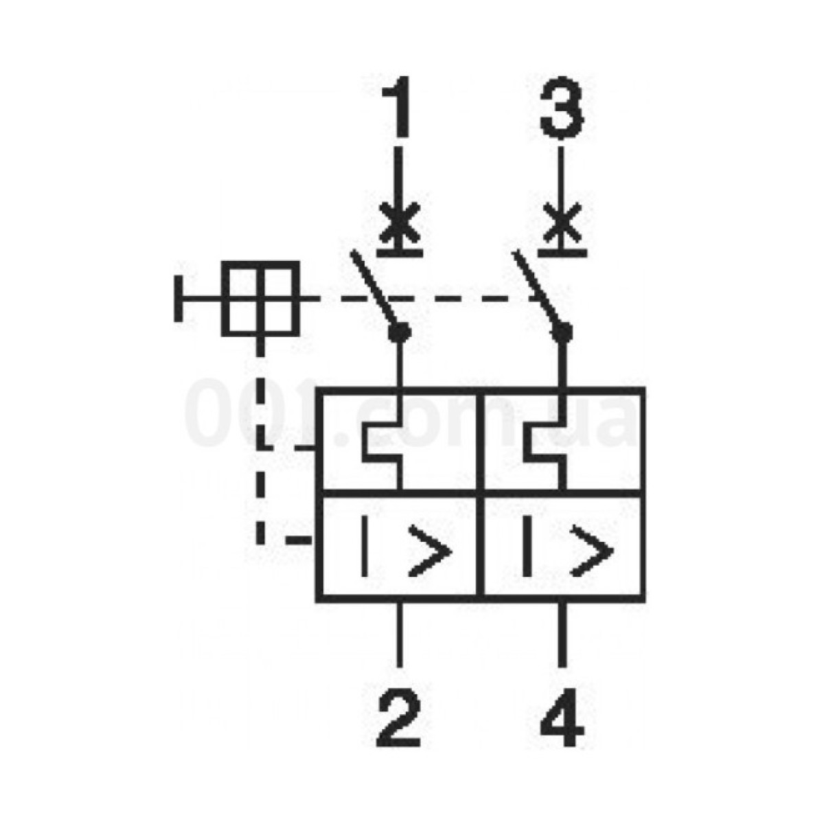 Автоматичний вимикач захисту двигунів Z-MS-1,6/2 2P Ir=1...1,6А, Eaton (Moeller) 98_98.jpg - фото 3