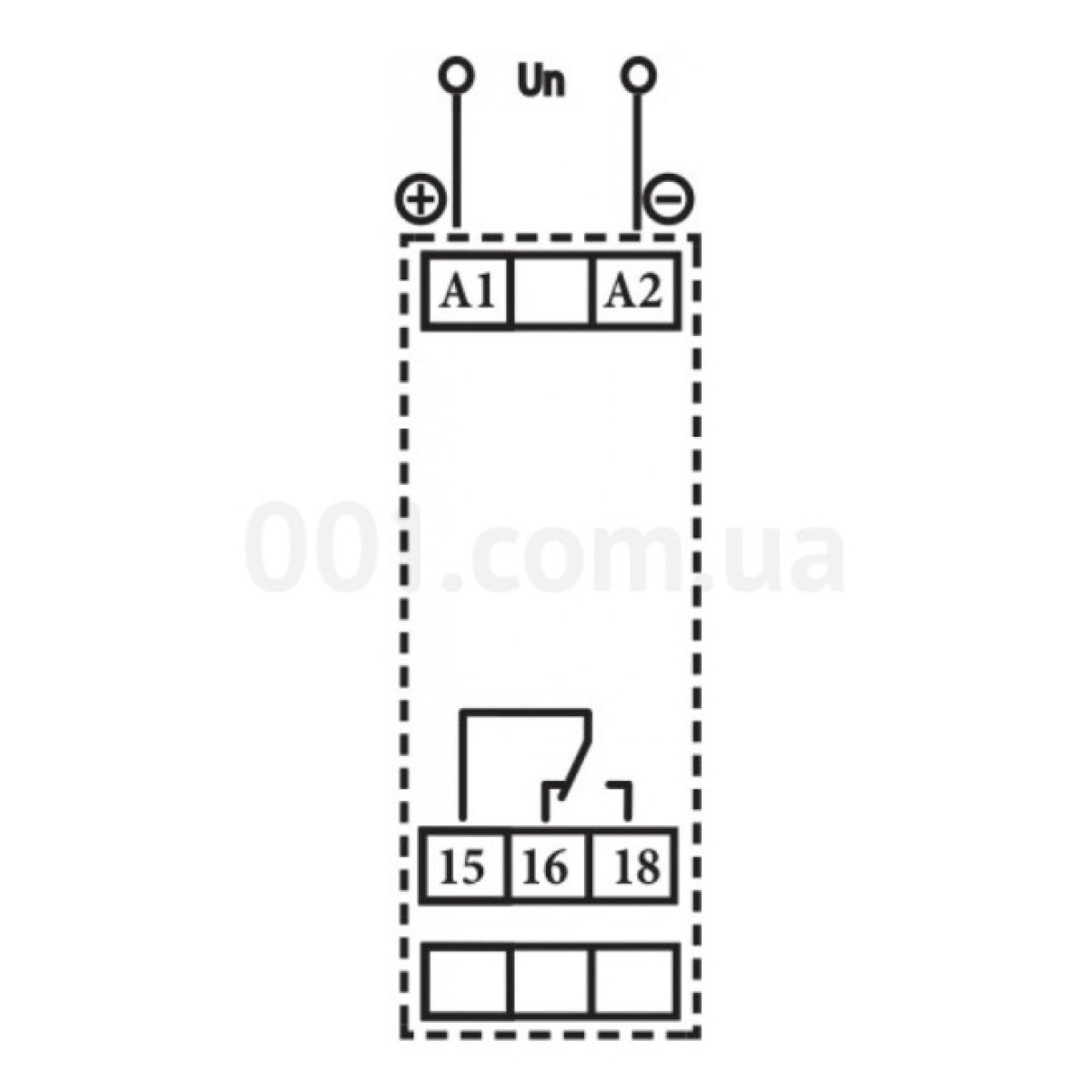 Реле контролю напруги HRN-34 1-фазне 16А 6-30В DC, ETI 98_98.jpg - фото 3