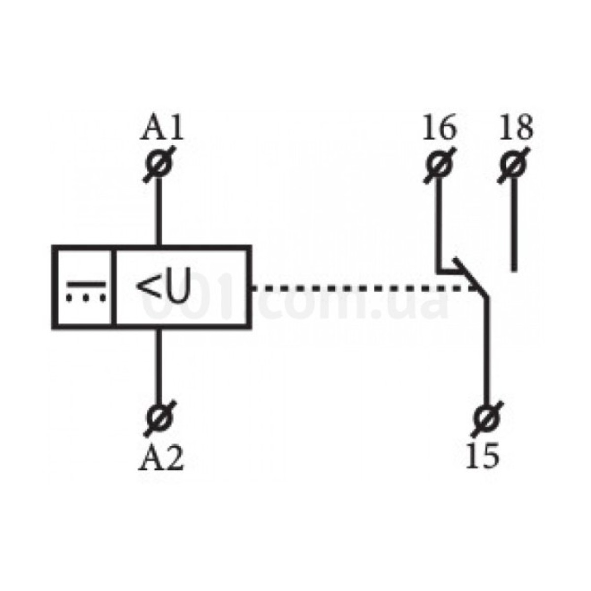 Реле контролю напруги HRN-34 1-фазне 16А 6-30В DC, ETI 98_98.jpg - фото 4