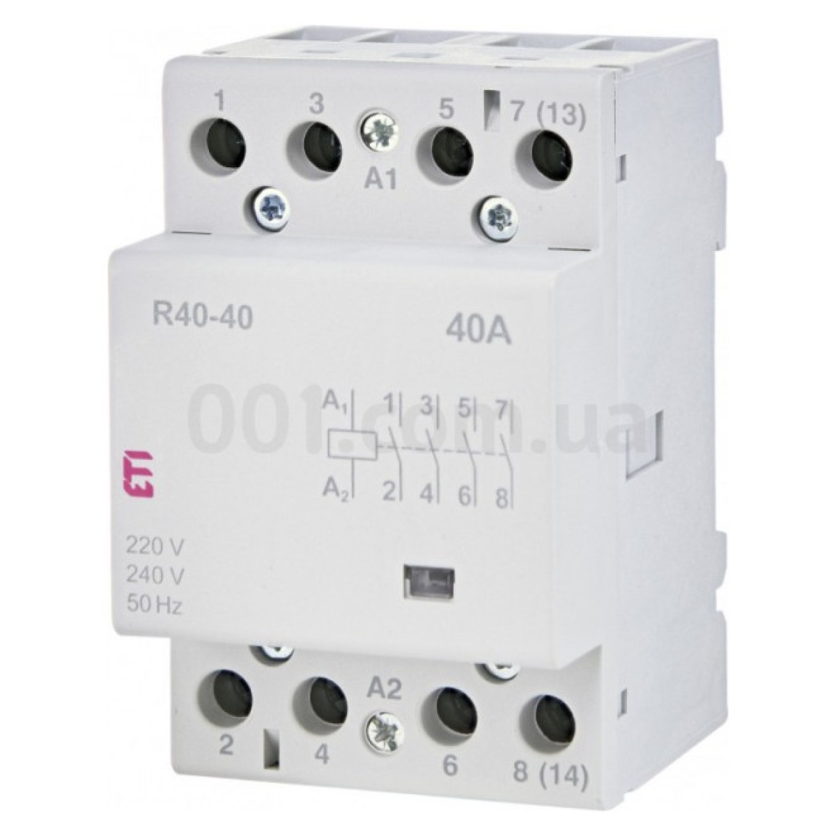 Контактор модульный R 40-40 40A 230V AC 4NO, ETI 256_256.jpg