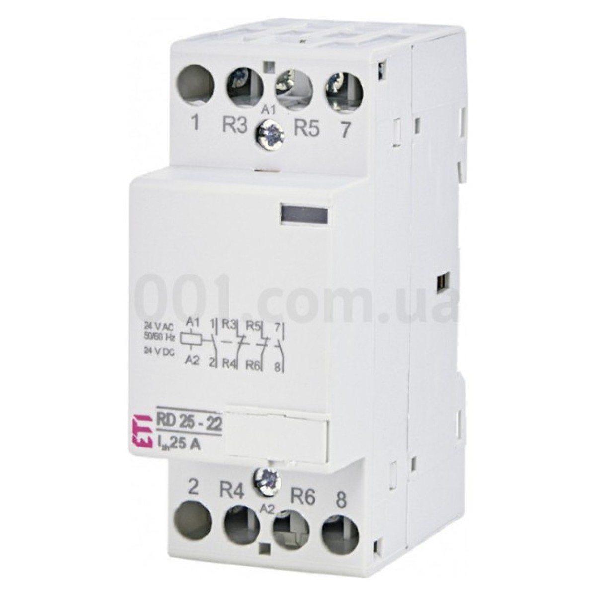 Контактор модульный RD 25-22 25A 24V AC/DC 2NO+2NC, ETI 256_256.jpg