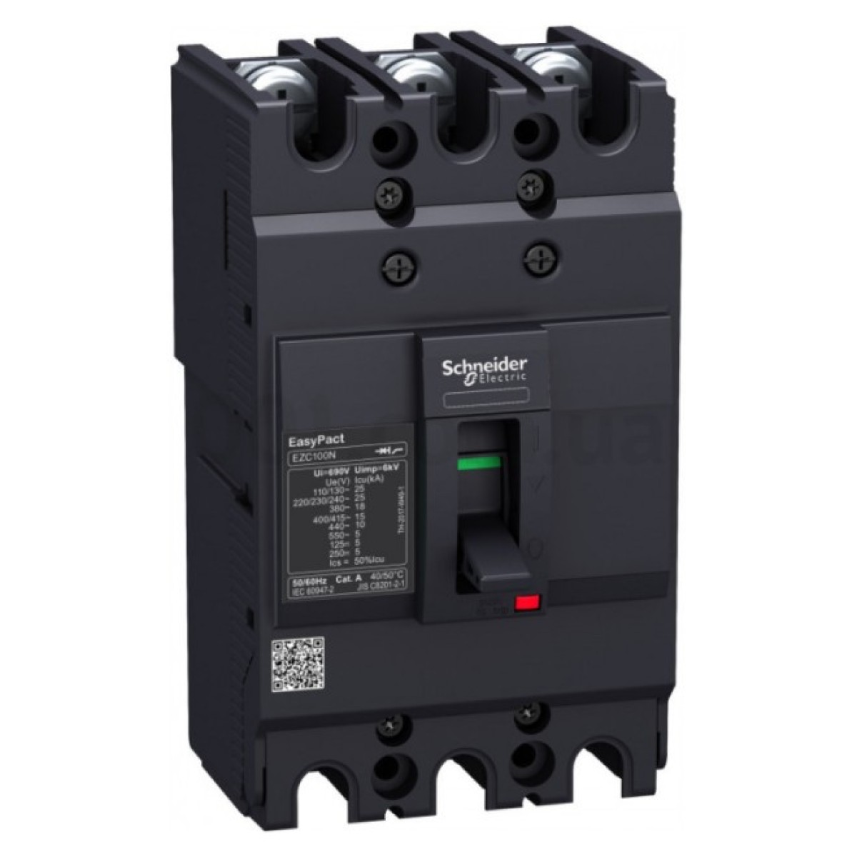 Автоматичний вимикач EasyPact EZC100N 3P 15кА 80А, Schneider Electric 98_98.jpg