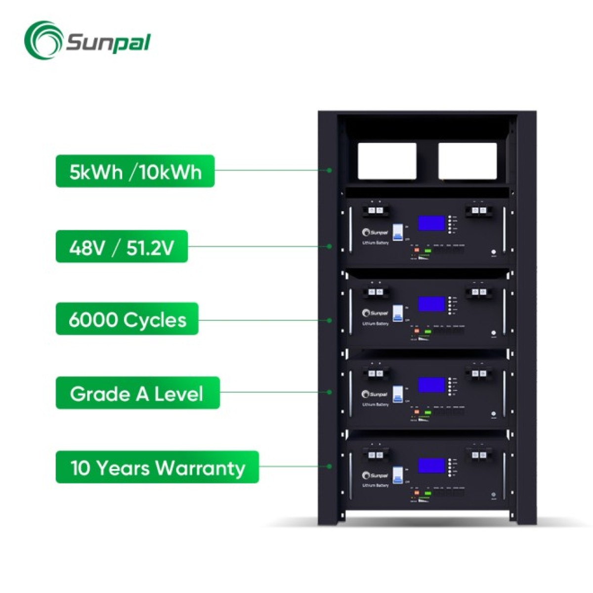 Аккумуляторный блок SUNPAL POWERPAL-E1 (PP-E1-5kWh) 98_98.jpg - фото 2