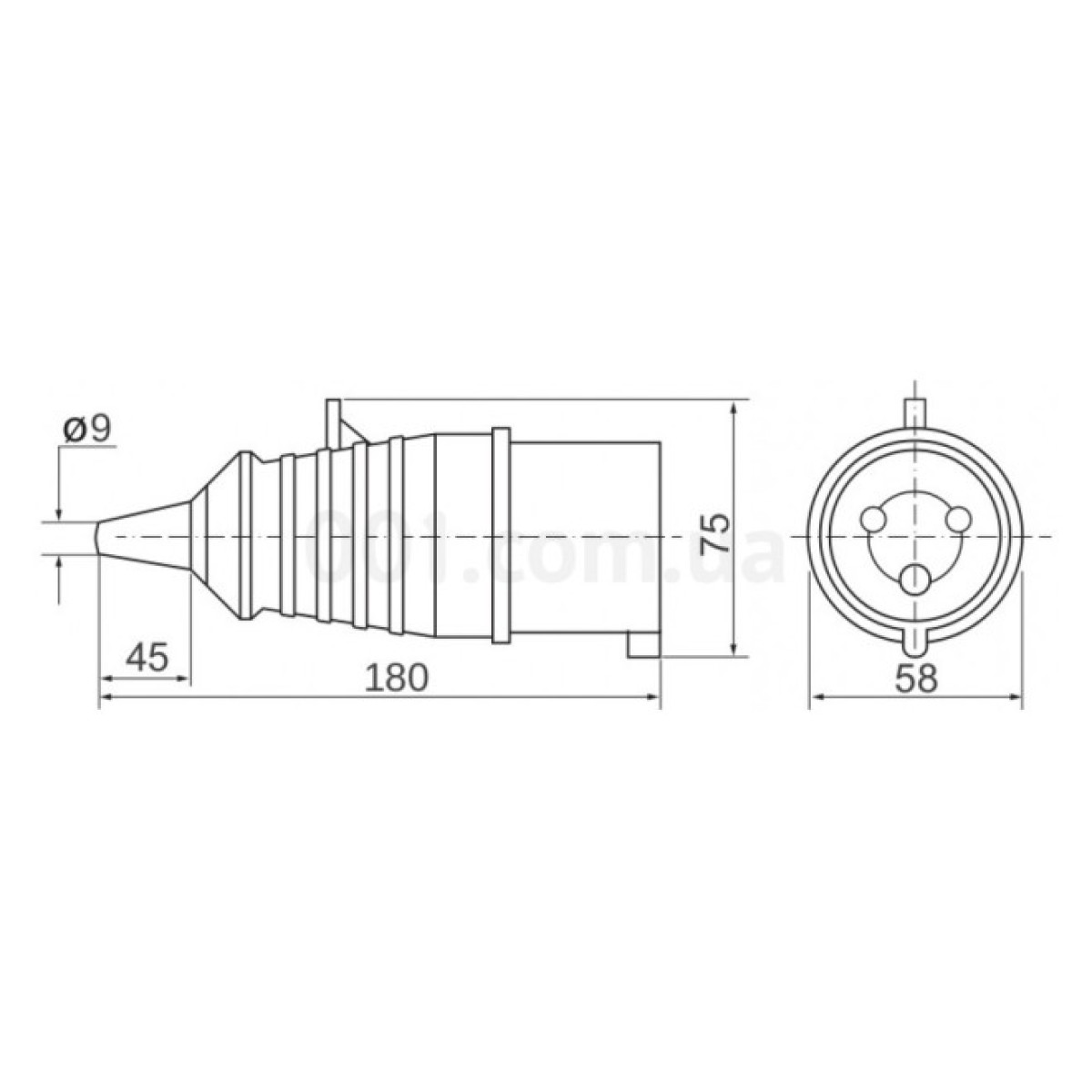 Вилка переносная ECO-024 (ВП 32А/4) 3Р+РЕ 32А 415В IP44, ECOHOME 98_98.jpg - фото 2