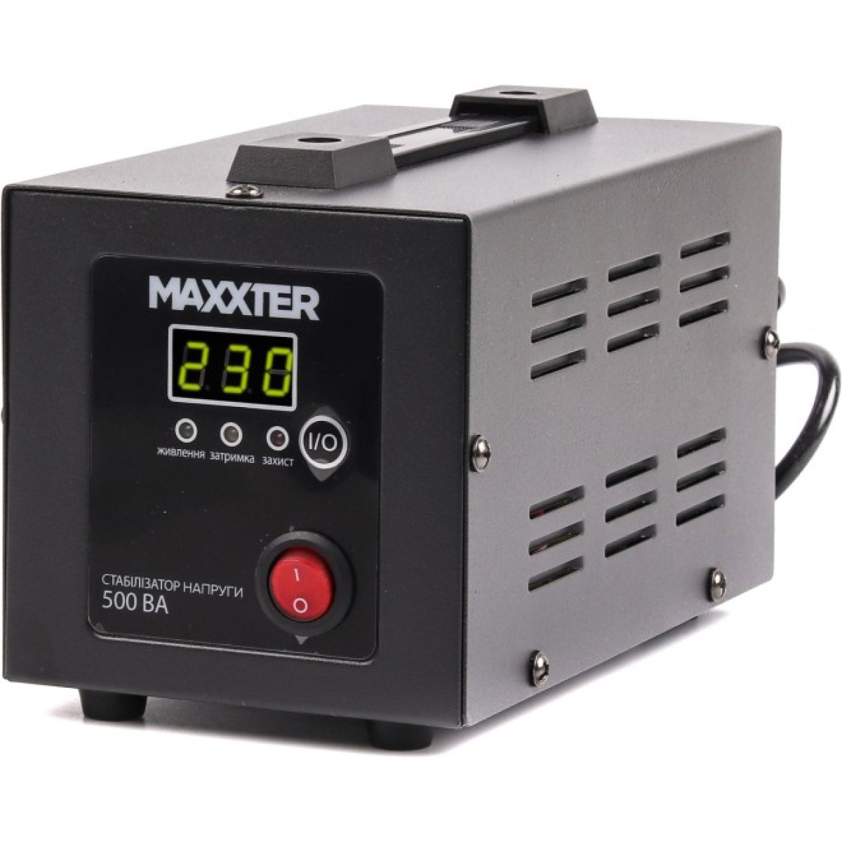 Стабилизатор напряжения Maxxter 500 ВА (MX-AVR-E500-01) 98_98.jpg - фото 1