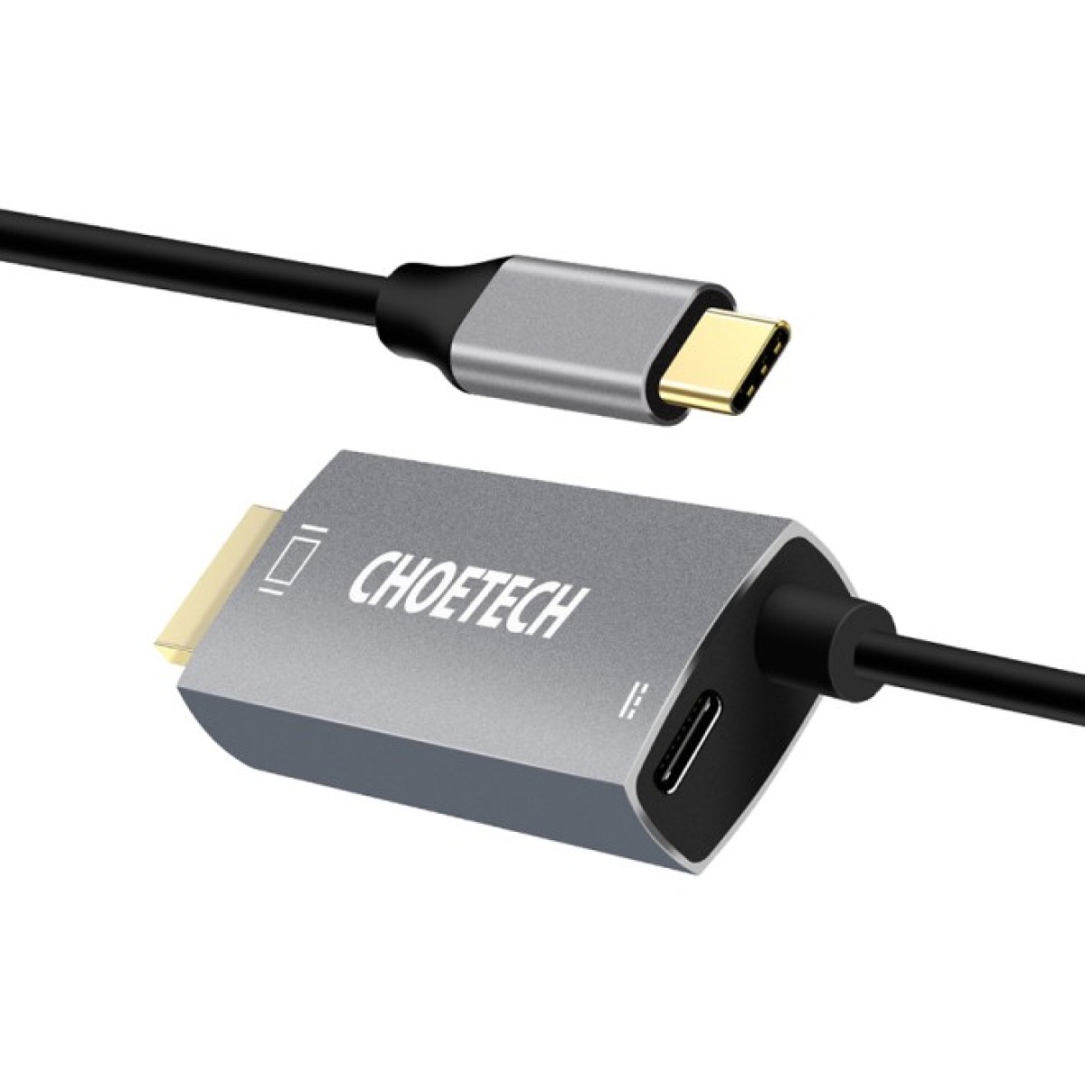 Кабель USB-C на HDMI, 1.8 м Choetech (XCH-M180GY) 98_98.jpg - фото 1