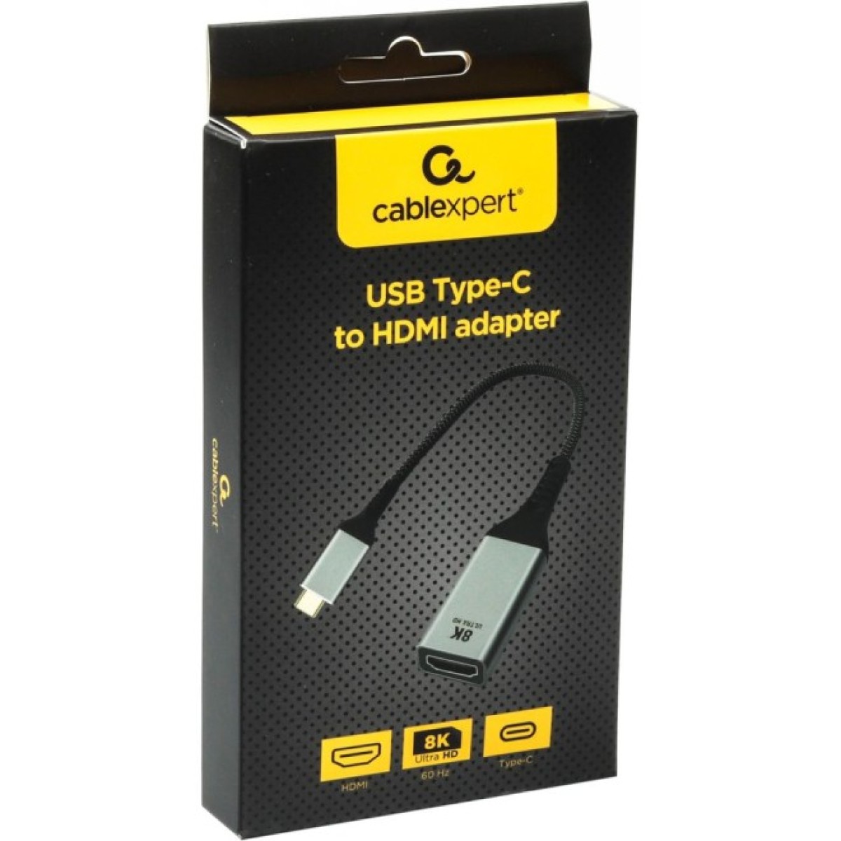 Адаптер-перехідник USB-C на HDMI Black (A-CM-HDMIF8K) 98_98.jpg - фото 2