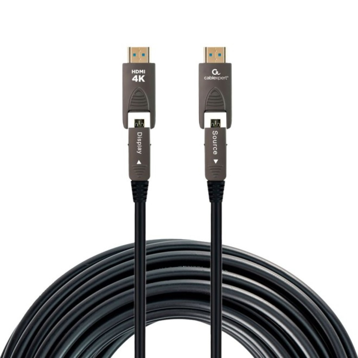 Кабель оптичний (AOC) HDMI-A/D на A/D V.2.0, 30 м (CCAP-HDMIDD-AOC-30M) 98_98.jpg - фото 2