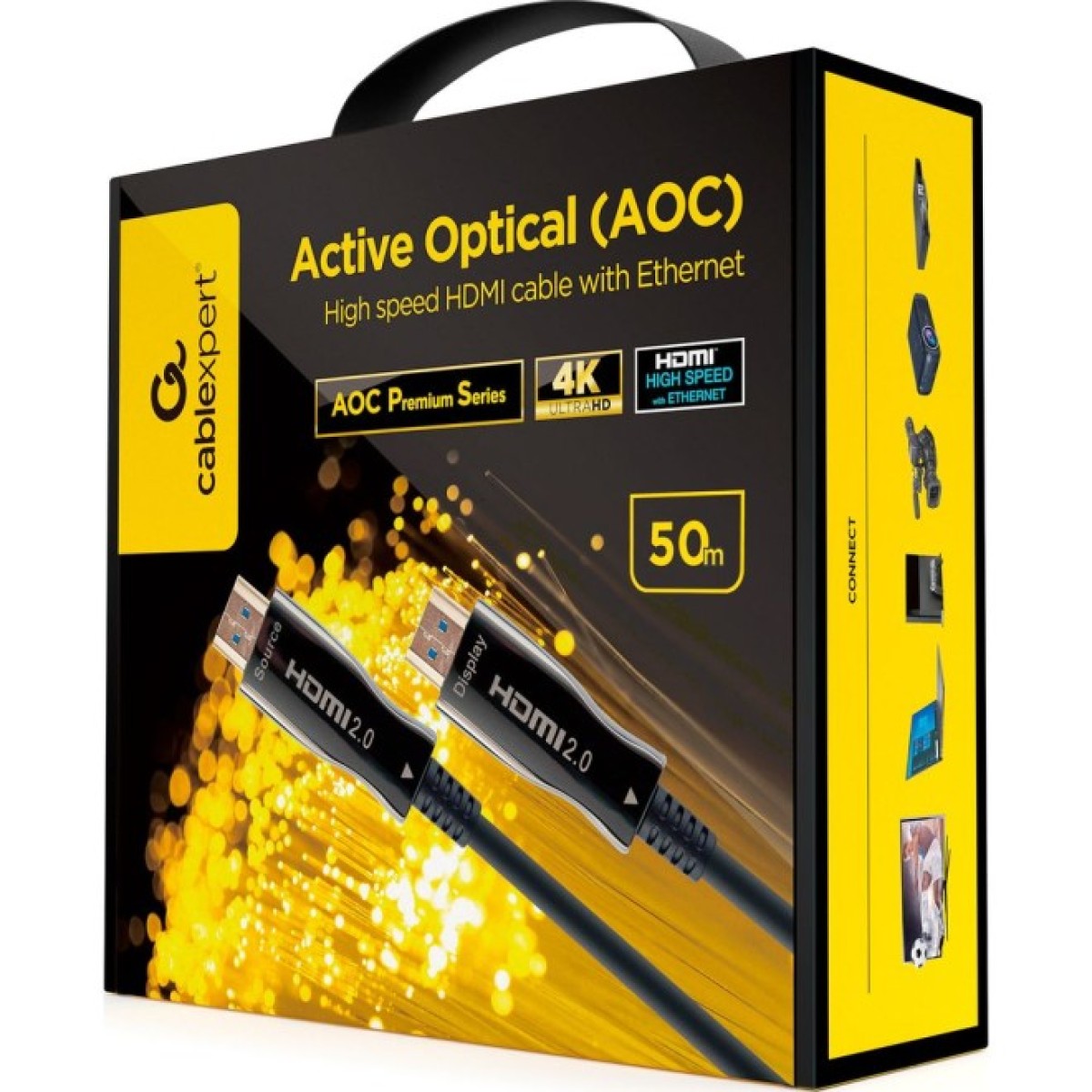 Кабель оптический (AOC) HDMI V.2.0, 50 м (CCBP-HDMI-AOC-50M-02) 98_98.jpg - фото 2