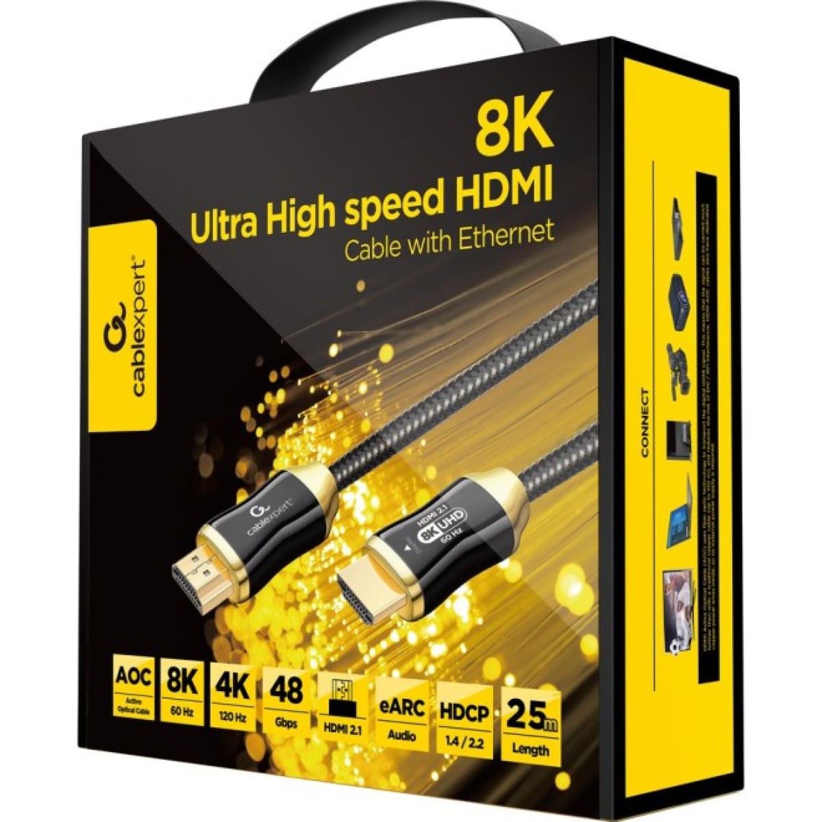 Кабель оптичний  (AOC) HDMI V.2.1, 25 м (CCBP-HDMI8K-AOC-25M-EU) 98_98.jpg - фото 3