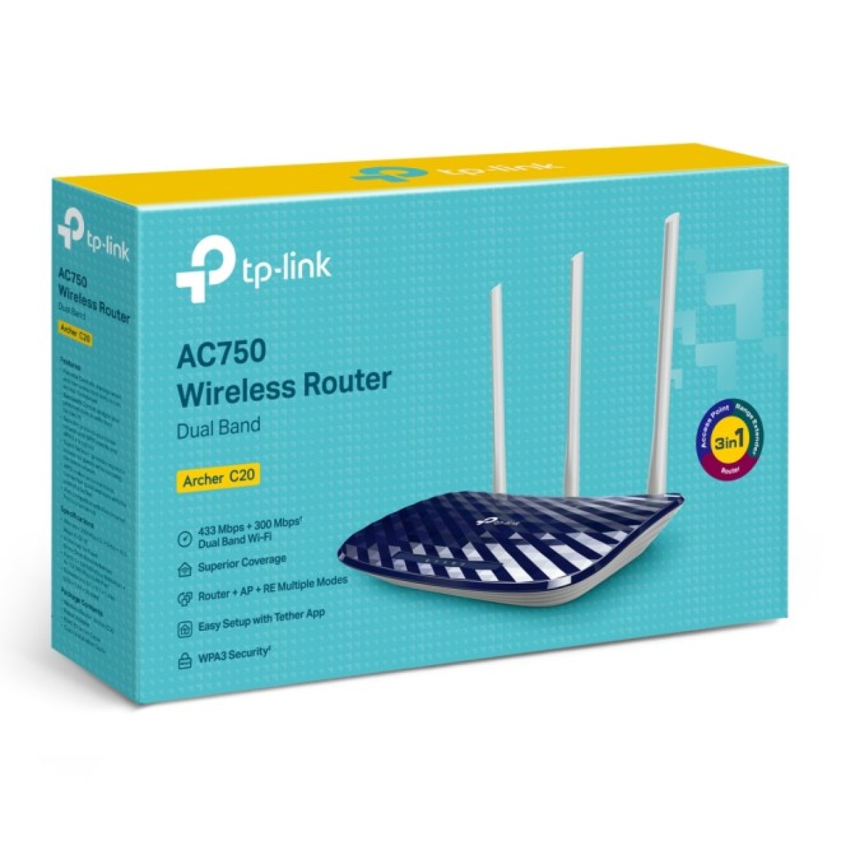 Маршрутизатор TP-Link Archer C20 v5 98_98.jpg - фото 4