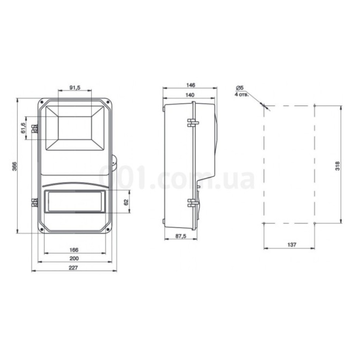 Корпус пластиковий ЩУРн-П 3/8 И IP55, IEK 98_98.jpg - фото 2