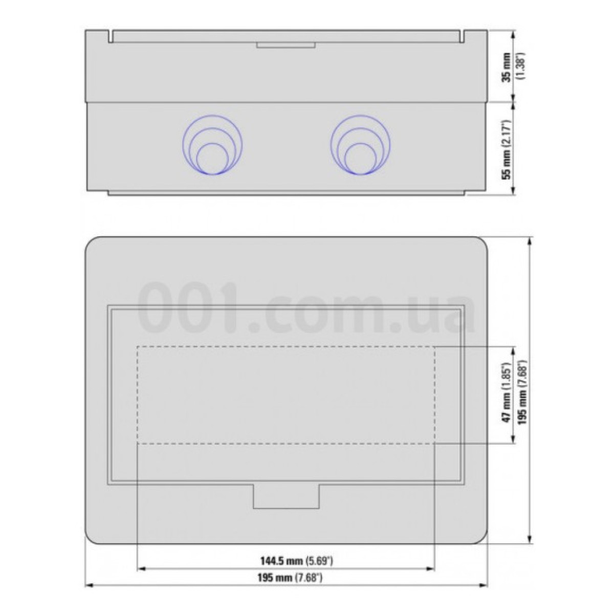 Корпус щита BC-O-1/8-ECO навісний на 8 модулів, Eaton (Moeller) 98_98.jpg - фото 4