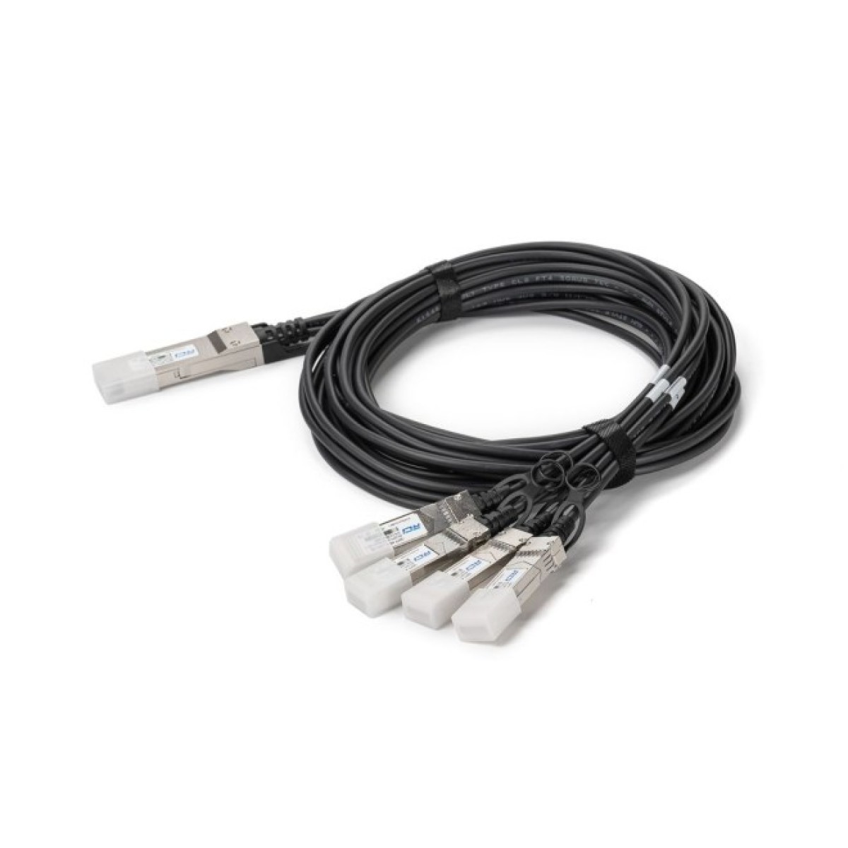 Модуль оптический с кабелем RCI QSFP-4SFP+-DAC-3M 40G QSFP+ to 4x10G SFP+, Copper, 3m 98_98.jpg - фото 1