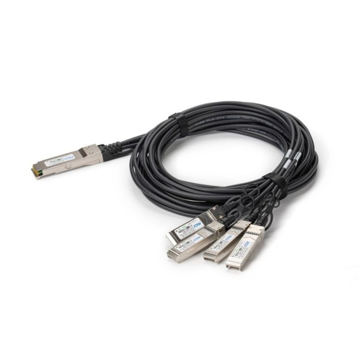 Модуль оптический с кабелем RCI QSFP-4SFP+-DAC-3M 40G QSFP+ to 4x10G SFP+, Copper, 3m 98_98.jpg - фото 2