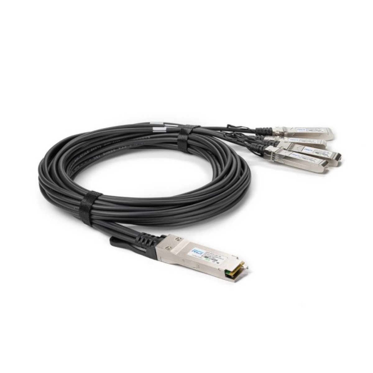 Модуль оптический с кабелем RCI QSFP-4SFP+-DAC-3M 40G QSFP+ to 4x10G SFP+, Copper, 3m 98_98.jpg - фото 4