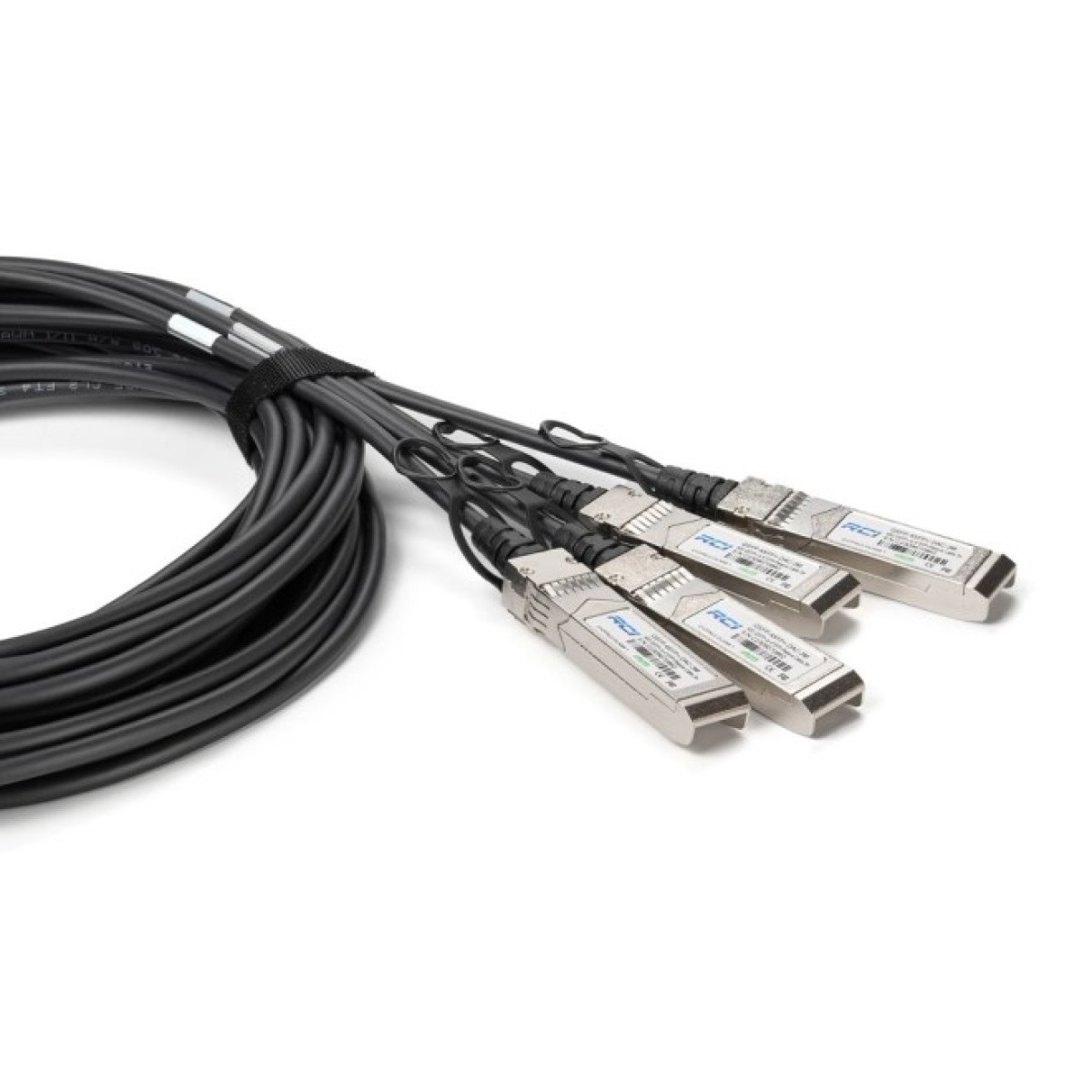 Модуль оптический с кабелем RCI QSFP-4SFP+-DAC-3M 40G QSFP+ to 4x10G SFP+, Copper, 3m 98_98.jpg - фото 9