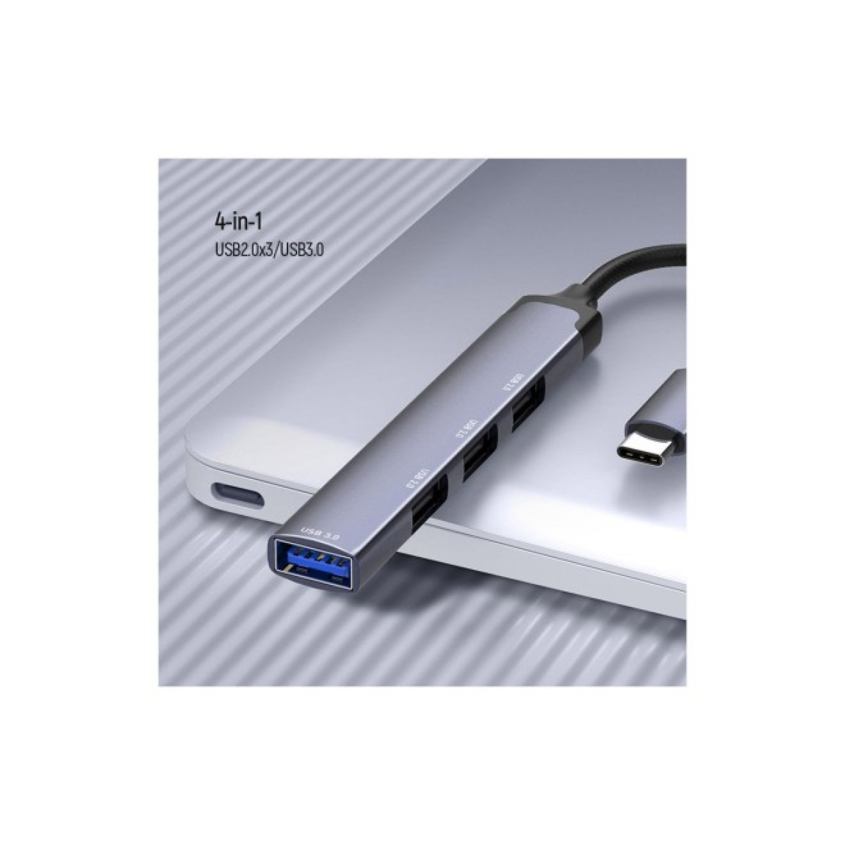 Концентратор ColorWay USB-C 4-в-1 USB2.0х3/USB3.0 (CW-HUB04) 98_98.jpg - фото 5