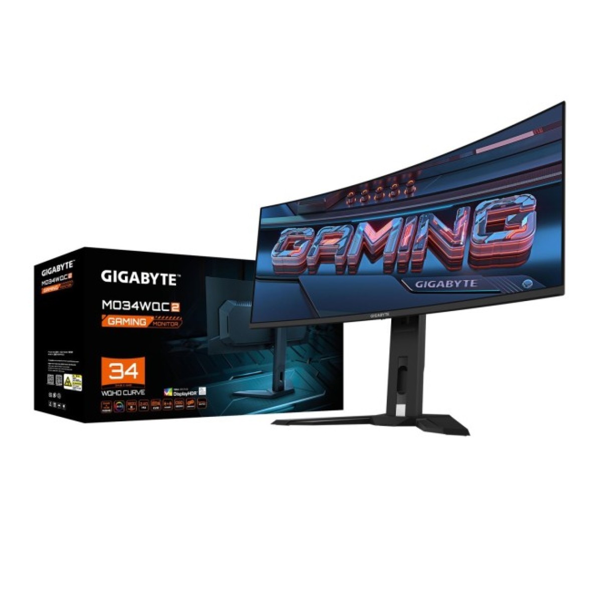 Монитор GIGABYTE MO34WQC2 Gaming Monitor 98_98.jpg - фото 3