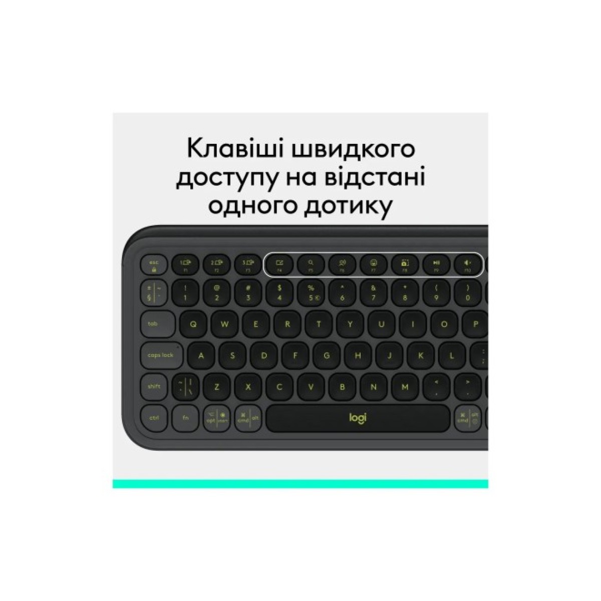 Клавиатура Logitech POP Icon Keys Bluetooth UA Graphite (920-013157) 98_98.jpg - фото 10