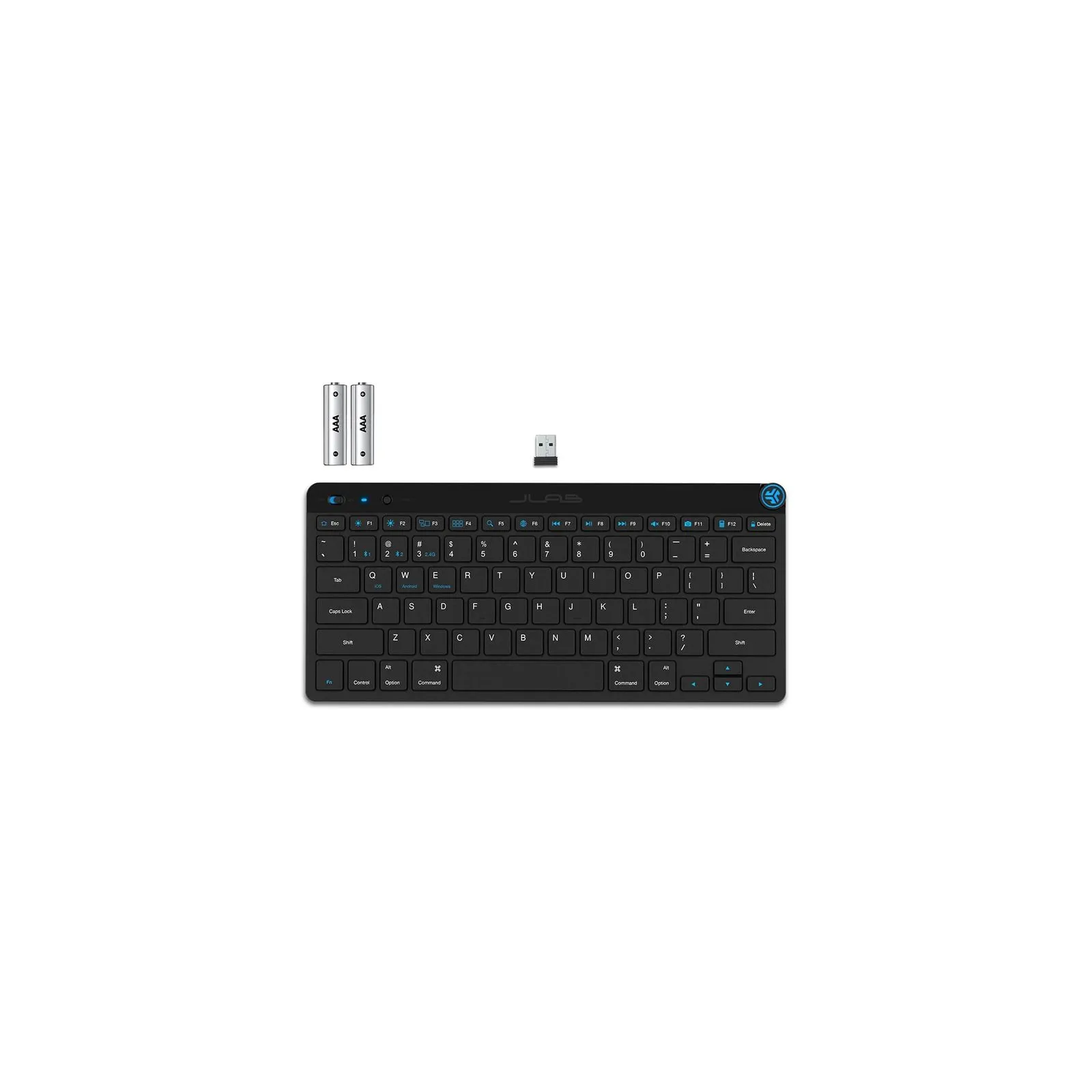 Клавіатура Jlab GO Bluetooth/Wireless Black (IEUKGOKEYBRBLK4) undefined - фото 9