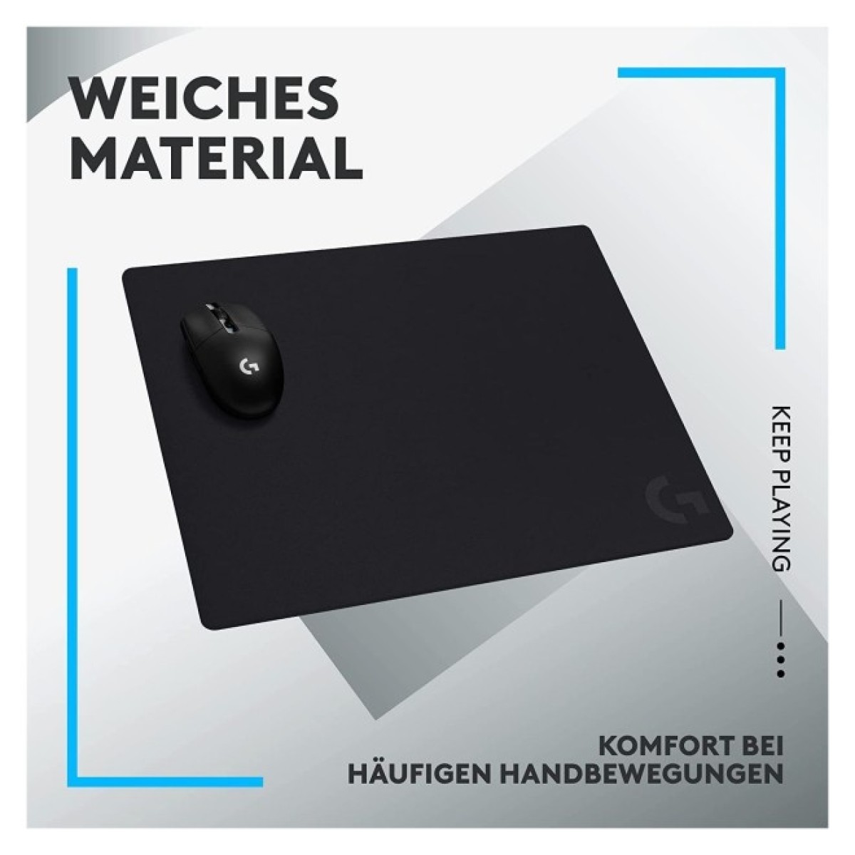 Килимок для мишки Logitech G740 Gaming Mouse Pad Black (943-000806) 98_98.jpg - фото 7