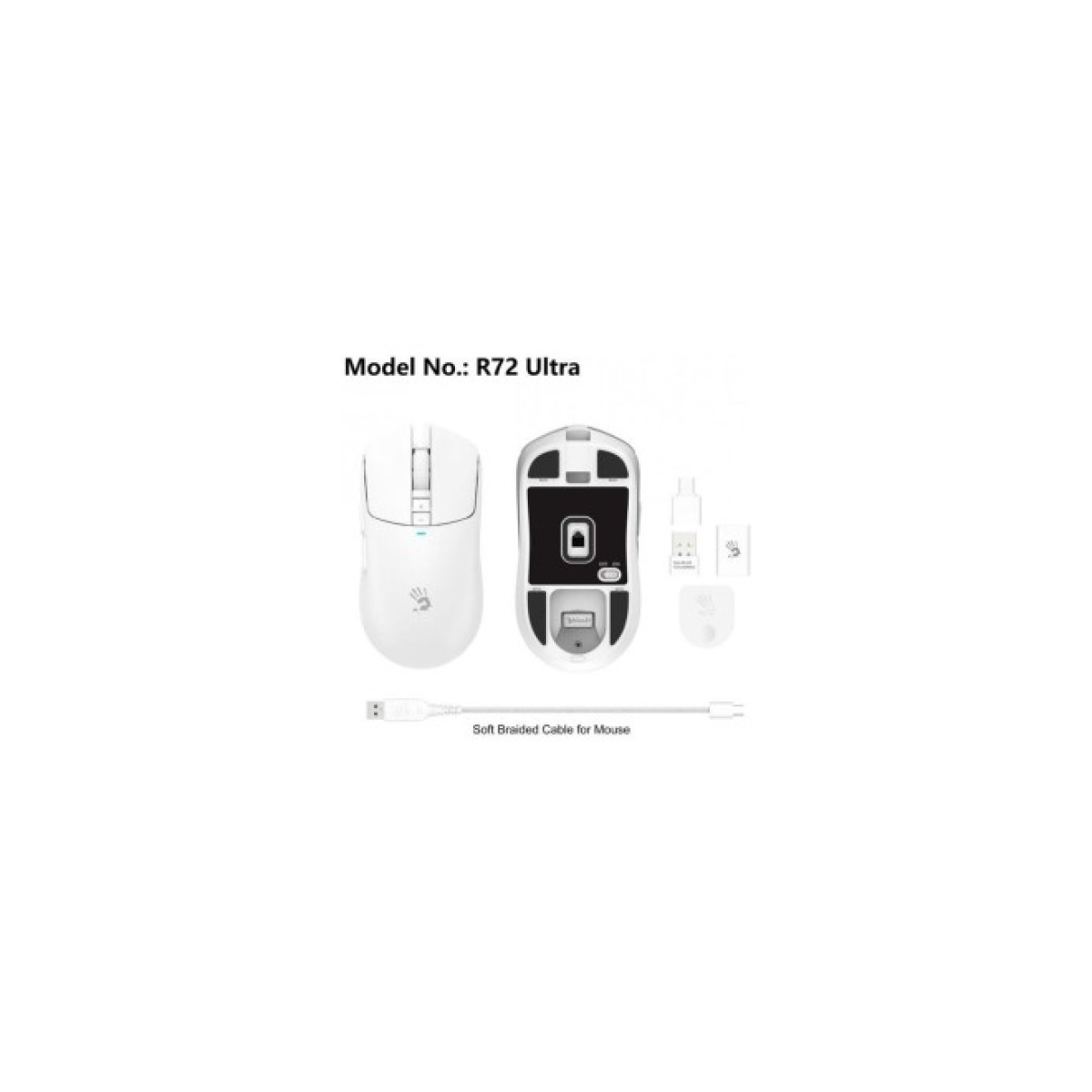 Мишка A4Tech Bloody R72 Ultra Wireless/USB White (4711421000901) 98_98.jpg - фото 8