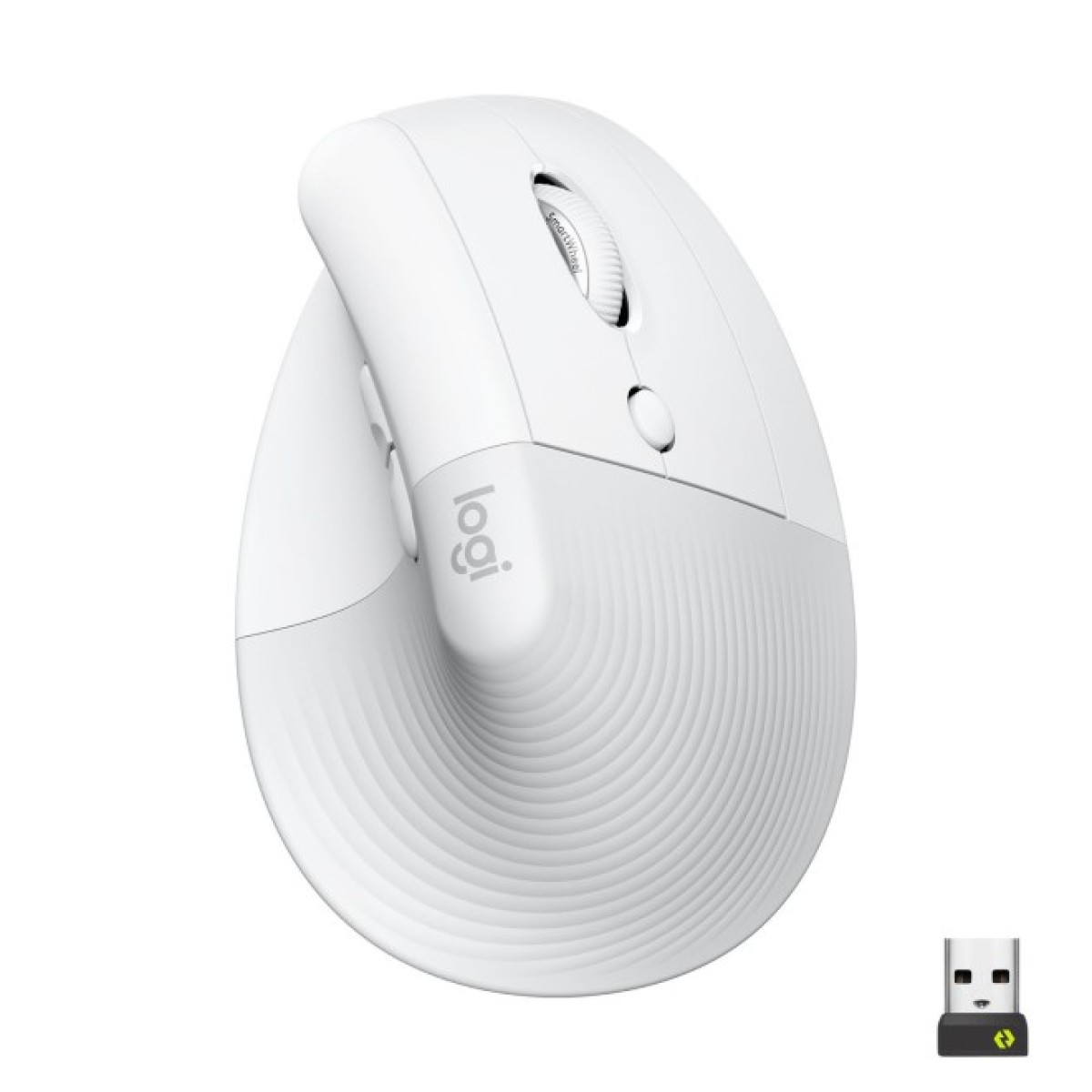 Мишка Logitech Lift Vertical Ergonomic Wireless/Bluetooth White (910-006475) 98_98.jpg - фото 1