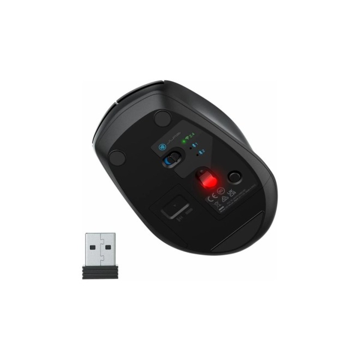 Мишка Jlab GO Mouse Wireless/Bluetooth Black (IEUMGOMOUSERBLK124) 98_98.jpg - фото 2