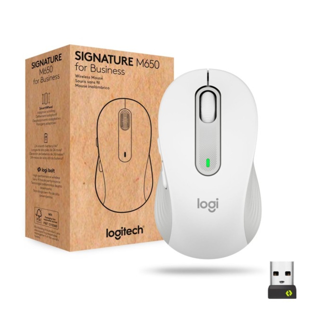 Мишка Logitech Signature M650 Wireless for Business Off-White (910-006275) 98_98.jpg - фото 1