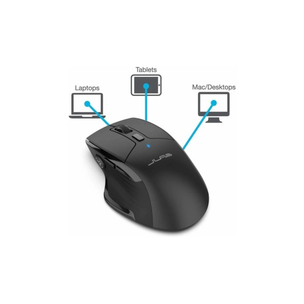 Мишка Jlab JBuds Mouse Wireless/Bluetooth Black (IEUMJBMOUSERBLK124) 98_98.jpg - фото 9