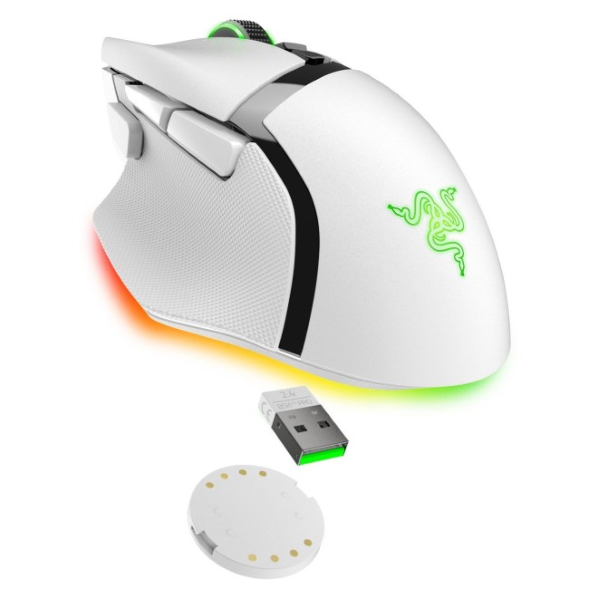 Мишка Razer Basilisk V3 Pro 35K Wireless/Bluetooth White (RZ01-05240200-R3G1) 98_98.jpg - фото 3