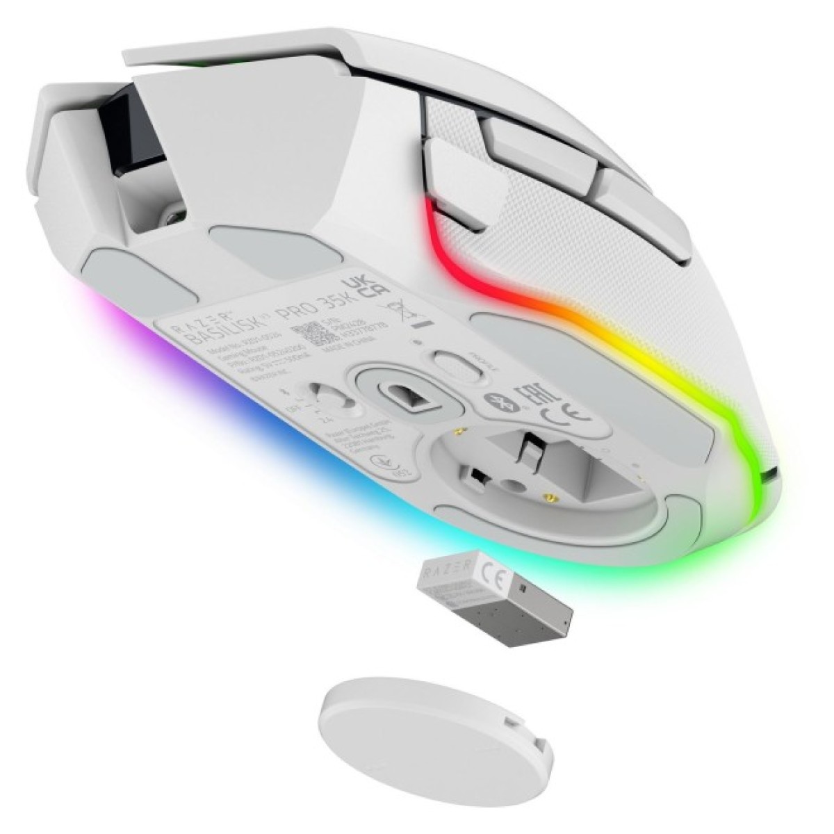 Мишка Razer Basilisk V3 Pro 35K Wireless/Bluetooth White (RZ01-05240200-R3G1) 98_98.jpg - фото 11