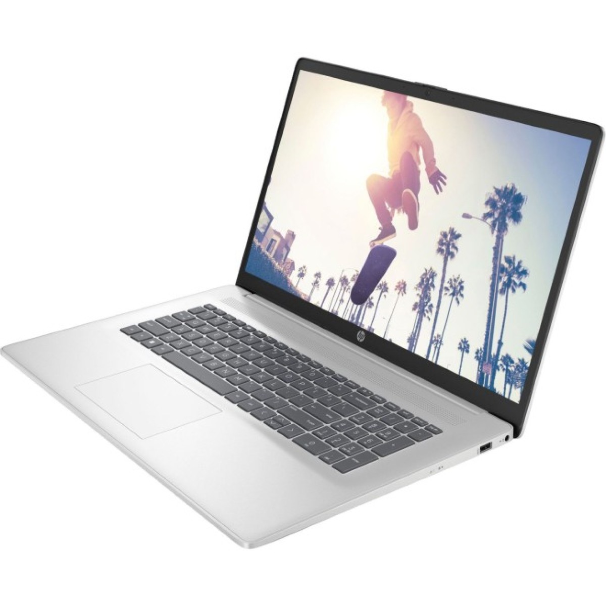 Ноутбук HP HP 17-cn3031ua 17.3" FHD IPS, 300n/N200 (3.7)/8Gb/SSD256Gb/ Intel UHD/DOS/Сріблястий (B0QT9EA) 98_98.jpg - фото 2