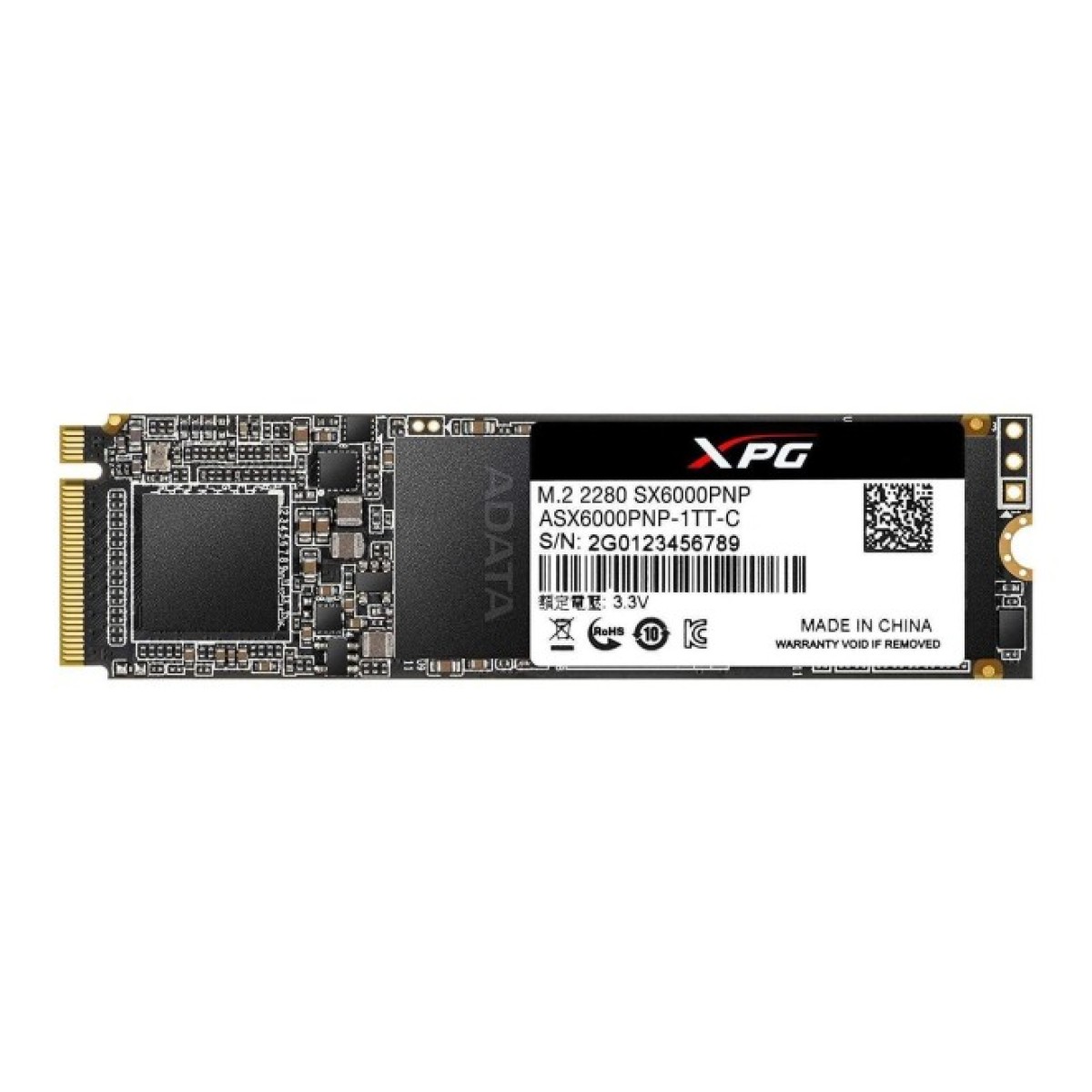 Накопитель SSD M.2 2280 256GB ADATA (ASX6000PNP-256GT-C) 98_98.jpg - фото 1