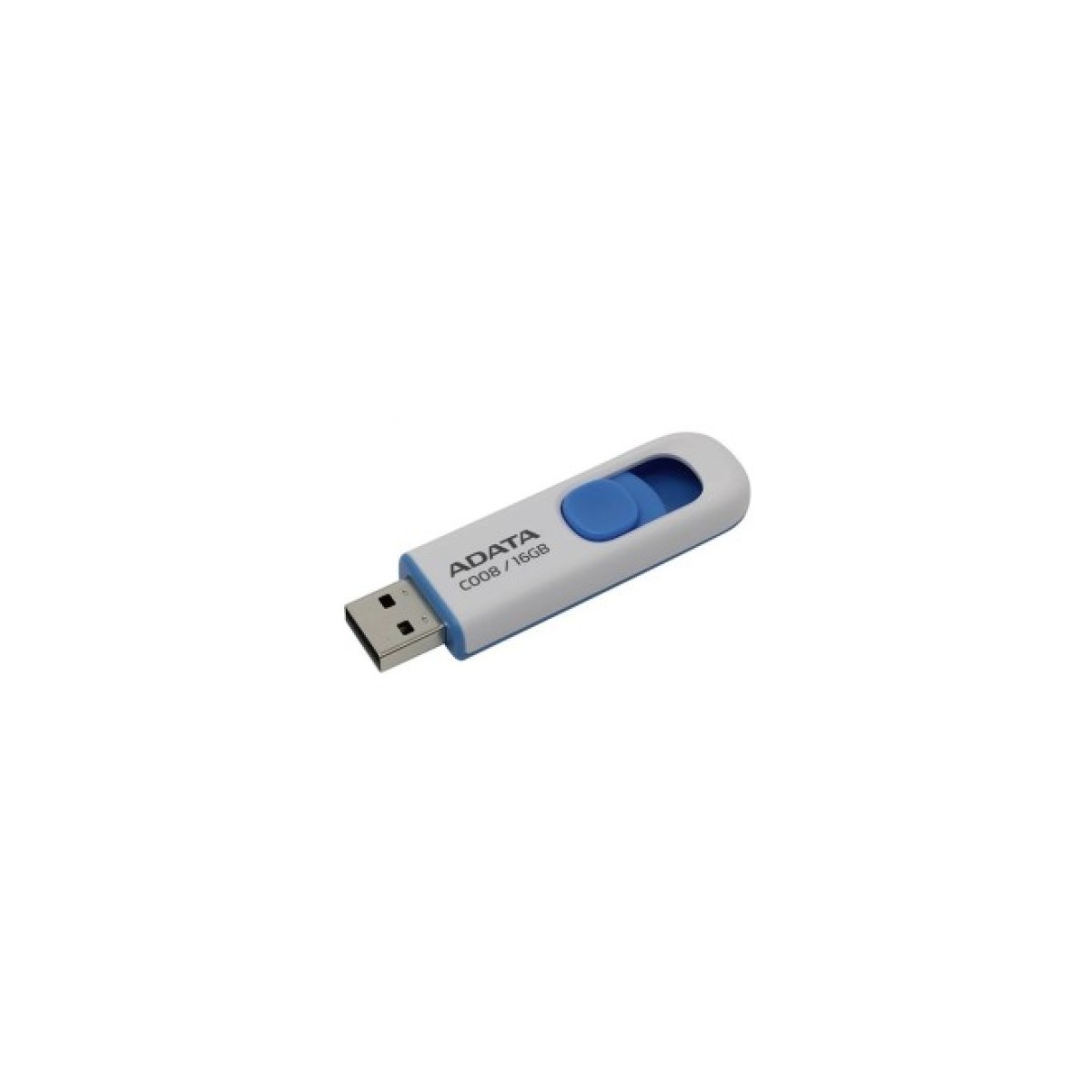 USB флеш накопитель ADATA 16GB C008 White USB 2.0 (AC008-16G-RWE) 98_98.jpg - фото 3