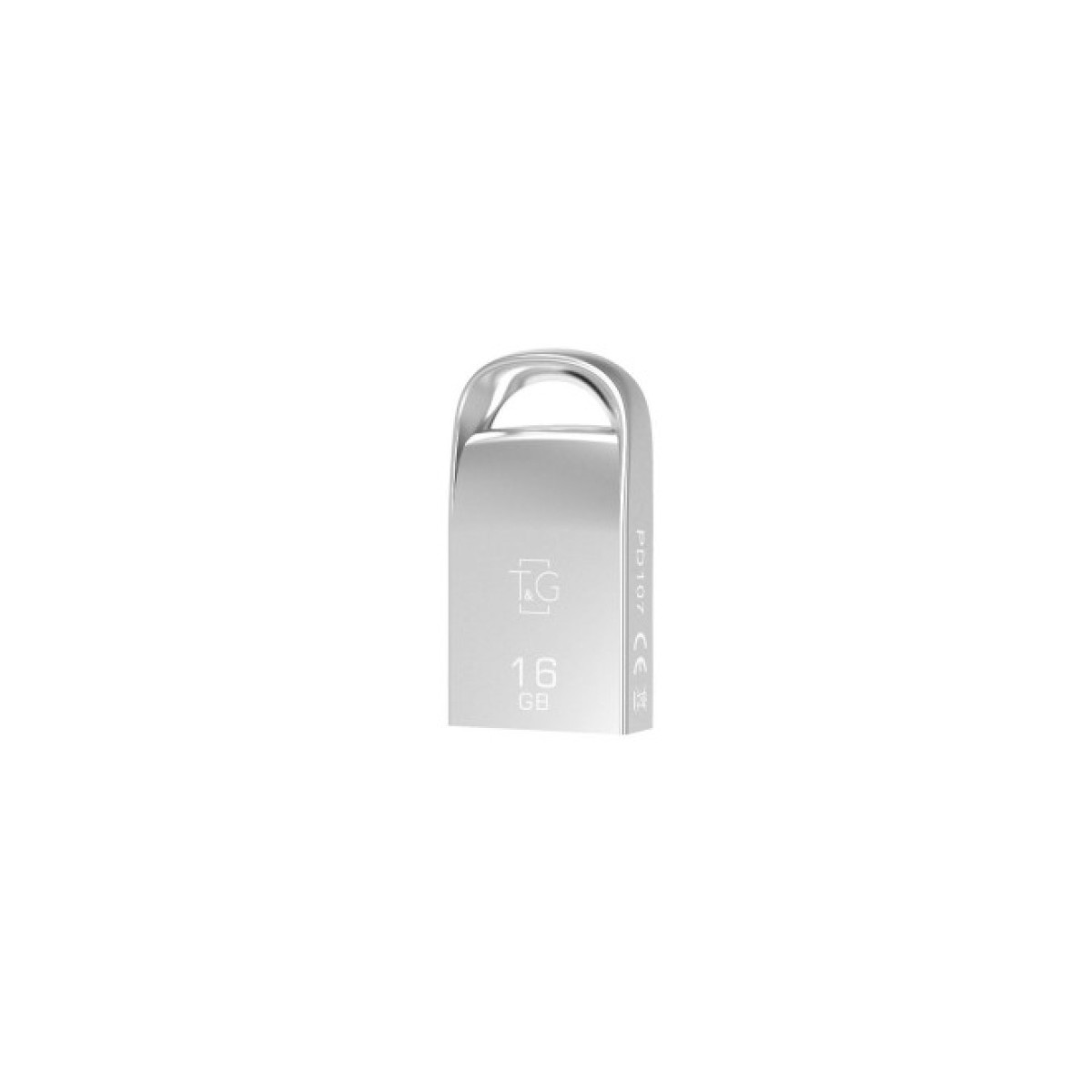 USB флеш накопичувач T&G 16GB 107 Metal Series Silver USB 2.0 (TG107-16G) 98_98.jpg - фото 1