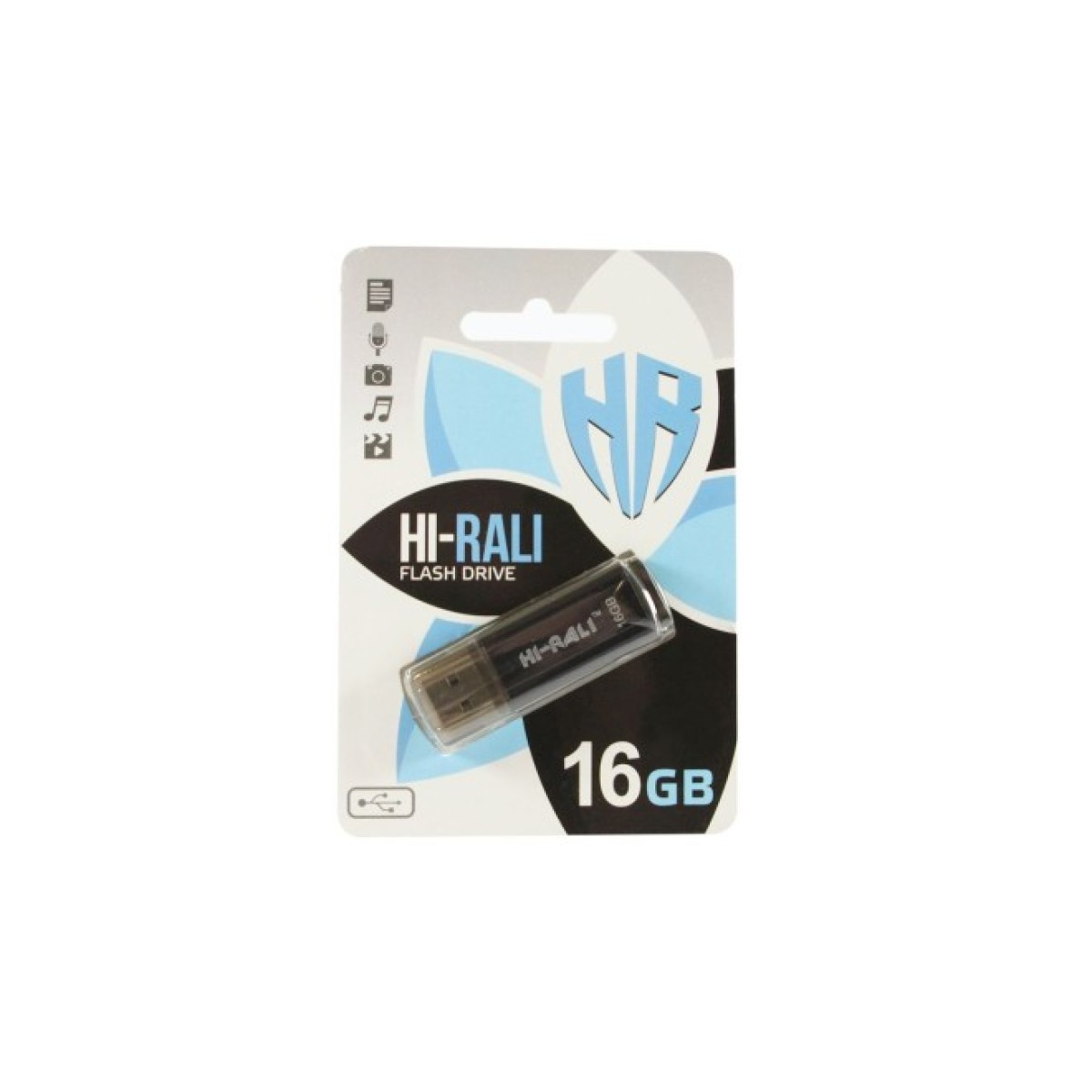 USB флеш накопитель Hi-Rali 16GB Stark Series Black USB 2.0 (HI-16GBSTBK) 98_98.jpg