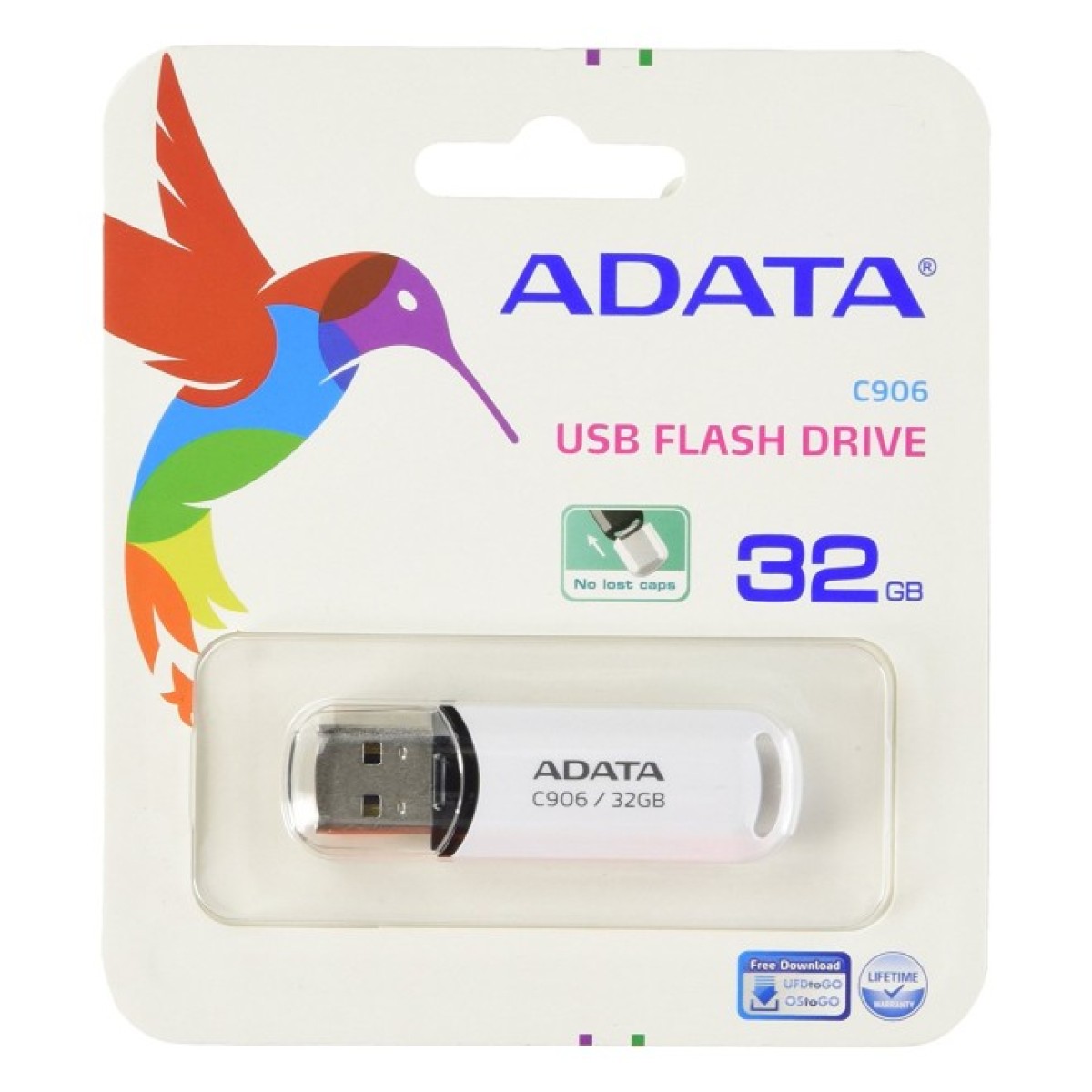 USB флеш накопитель ADATA 32GB C906 White USB 2.0 (AC906-32G-RWH№) 98_98.jpg - фото 2